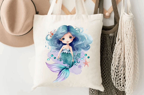 Mermaid clipart Sublimation Design Sublimation Regulrcrative 