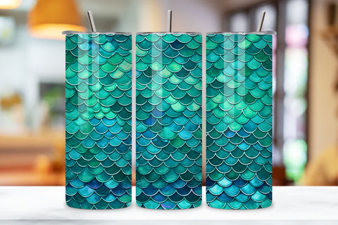 Mermaid Galaxy Tumbler wrap, Seamless Wrap PNG Sublimation FloridPrintables 