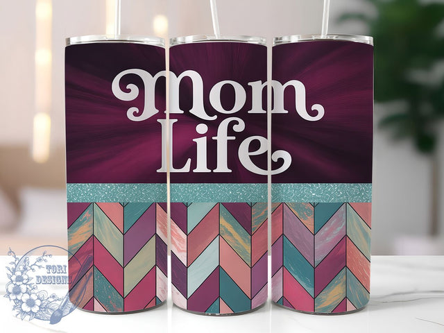 Mermaid Mom Ocean Lover Tumbler, Ocean Mom Design, Beach Life Tumbler, Coastal Mom Present, Sea Life Gift, Nautical Mom Gift, Mermaid Lover Present Sublimation ToriDesigns 