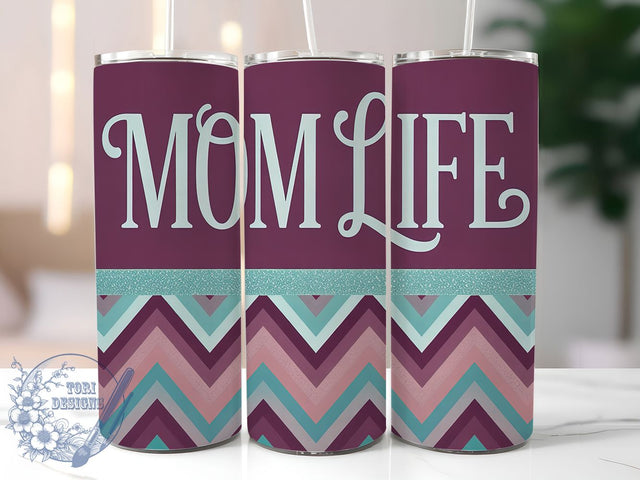 Mermaid Mom Ocean Lover Tumbler, Ocean Mom Design, Beach Life Tumbler, Coastal Mom Present, Sea Life Gift, Nautical Mom Gift, Mermaid Lover Present Sublimation ToriDesigns 