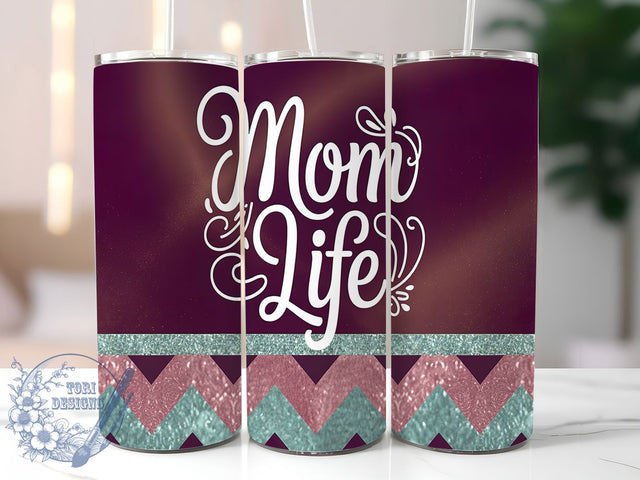 Mermaid Mom Ocean Lover Tumbler, Ocean Mom Design, Beach Life Tumbler, Coastal Mom Present, Sea Life Gift, Nautical Mom Gift, Mermaid Lover Present Sublimation ToriDesigns 