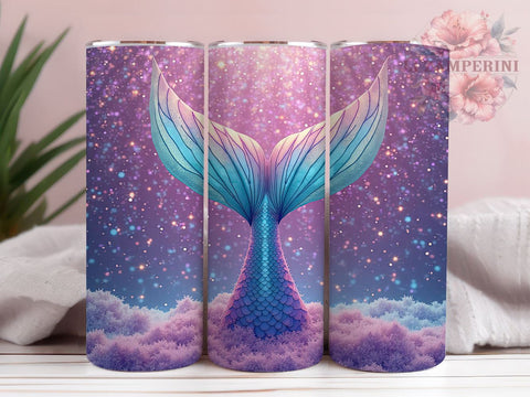 Mermaid Scales Glitter 20oz Tumbler Wrap, Mermaid Scales, Glitter Sublimation, 20oz Tumbler, Mermaid Lover Gift, Ocean Tumbler, Mermaid Tail Sublimation Li Zamperini 