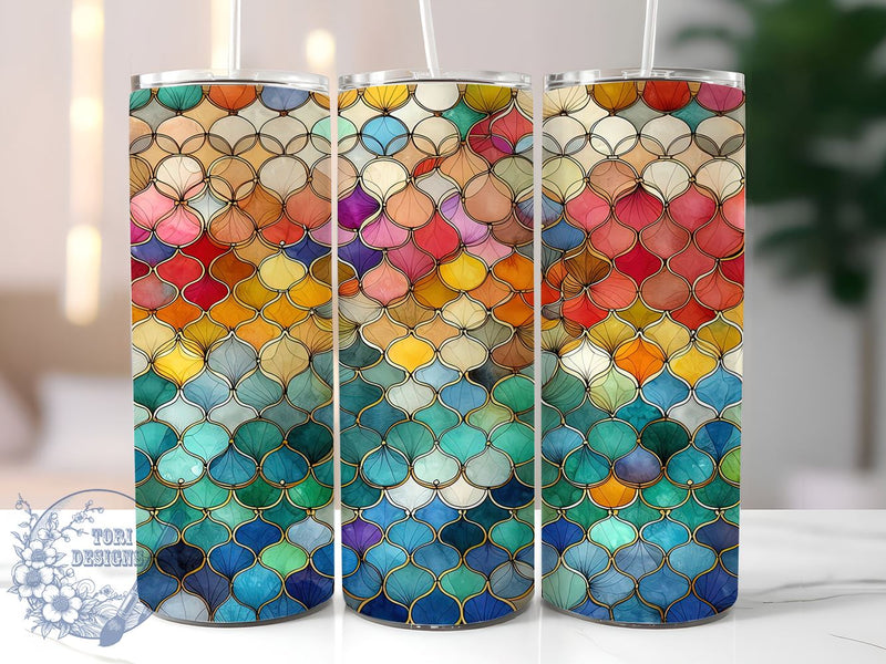 Mermaid Scales 20oz Skinny Tumbler, Mermaid Tumbler Png, Straight ...