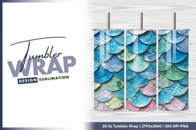 Mermaid scales watercolor texture decorative pattern Sublimation Regulrcrative 