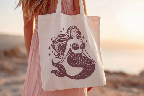 Mermaid Silhouette SVG Bundle | 4 Magical Mermaid Designs SVG Tafti Art 