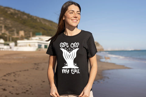 Mermaid SVG - Get off My Tail SVG CraftLabSVG 