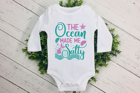 Mermaid SVG | the Ocean Made Me Salty SVG CraftLabSVG 