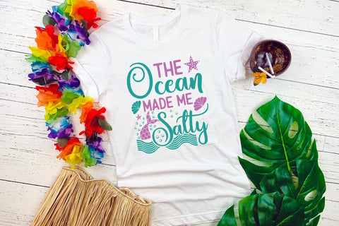 Mermaid SVG | the Ocean Made Me Salty SVG CraftLabSVG 