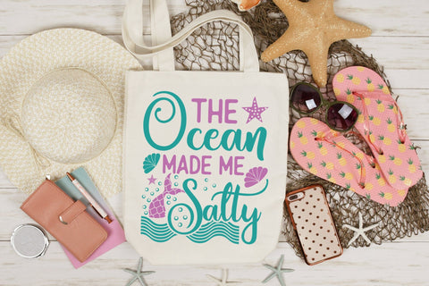 Mermaid SVG | the Ocean Made Me Salty SVG CraftLabSVG 
