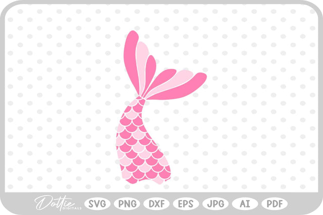 Mermaid Tail SVG DottieDigitals 