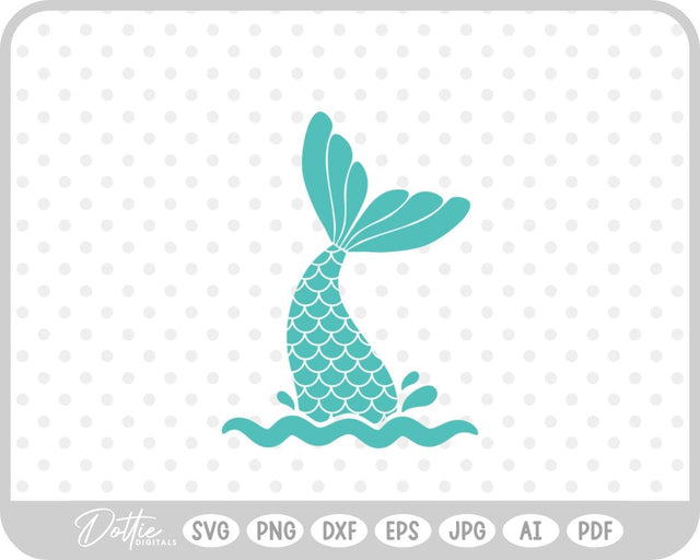 Mermaid Tail SVG DottieDigitals 