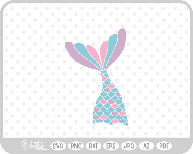 Mermaid Tail SVG DottieDigitals 