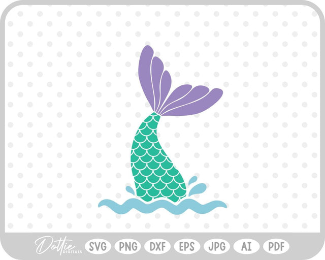 Mermaid Tail SVG DottieDigitals 
