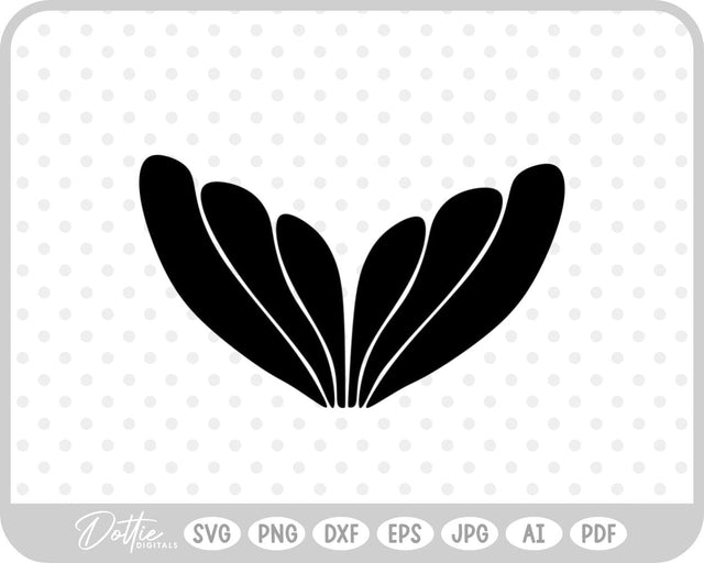 Mermaid Tail SVG DottieDigitals 