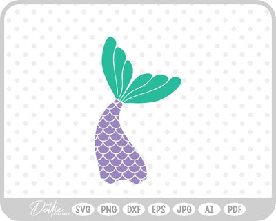 Mermaid Tail SVG DottieDigitals 