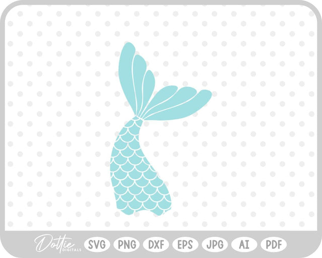 Mermaid Tail SVG DottieDigitals 