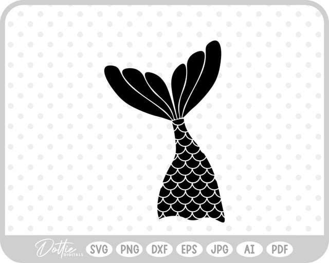Mermaid Tail SVG DottieDigitals 