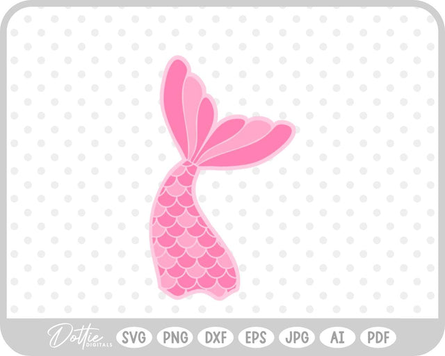 Mermaid Tail SVG DottieDigitals 