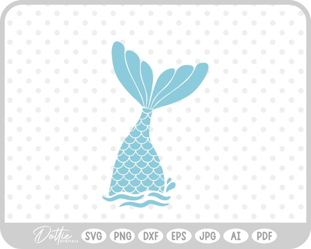 Mermaid Tail SVG DottieDigitals 