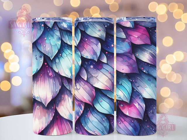 Mermaid Tails Under Sea Scales 20 oz Skinny Tumbler,Mermaid Scales Tumbler Wrap PNG, Sublimation Digital Download, 20 oz Skinny Tumbler Design, Instant Digital Download Only, Cute Tumbler Wrap Sublimation SvggirlplusArt 