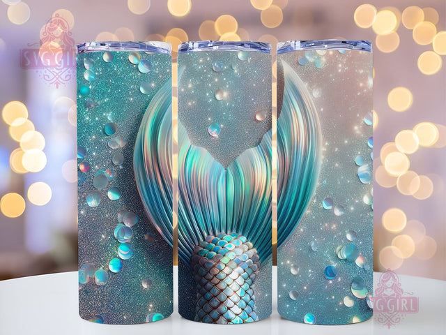 Mermaid Tails Under Sea Scales 20 oz Skinny Tumbler,Mermaid Scales Tumbler Wrap PNG, Sublimation Digital Download, 20 oz Skinny Tumbler Design, Instant Digital Download Only, Cute Tumbler Wrap Sublimation SvggirlplusArt 