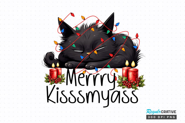 Merrry kisssmyass png design Sublimation Regulrcrative 
