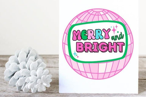Merry and Bright Disco Christmas SVG Bundle SVG So_Fontsy_VIP 