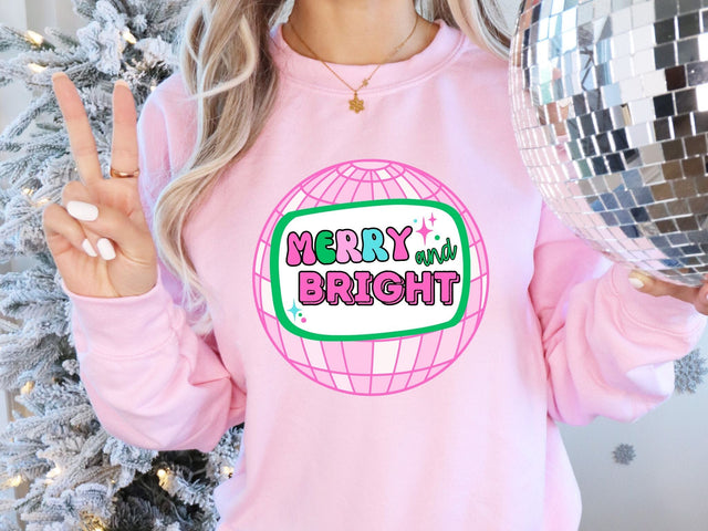 Merry and Bright Disco Christmas SVG Bundle SVG So_Fontsy_VIP 