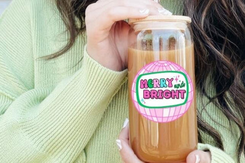 Merry and Bright Disco Christmas SVG Bundle SVG So_Fontsy_VIP 