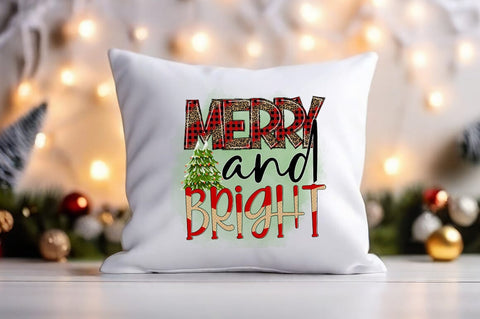 Merry And Bright PNG Design Sublimation Designangry 