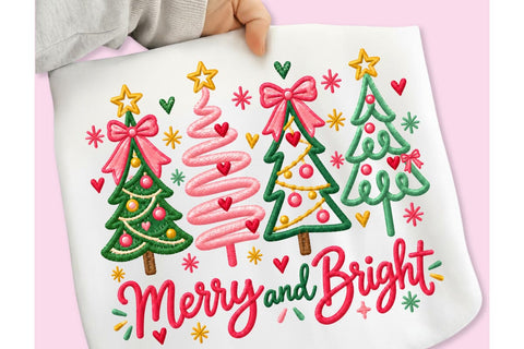 Merry And Bright PNG, Funny Christmas PNG Sublimation DesignPlante 503 