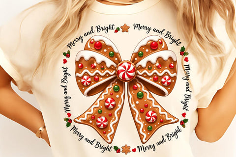 Merry And Bright PNG Sublimation DesignPlante 503 