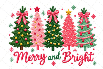 Merry And Bright PNG Sublimation DesignPlante 503 