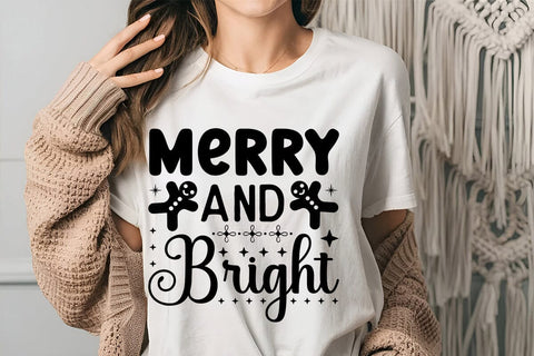 Merry And Bright SVG Angelina750 