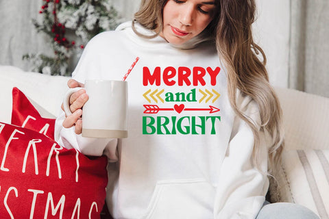 Merry and bright SVG Angelina750 