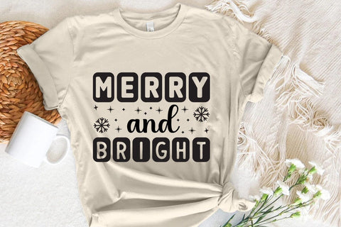 Merry And Bright SVG Angelina750 