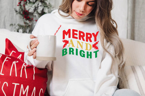 Merry and bright SVG Angelina750 