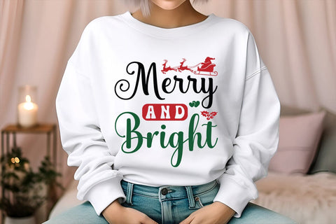 Merry and Bright SVG Angelina750 