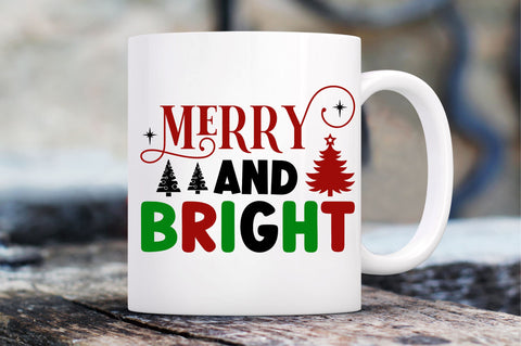 Merry and bright SVG Design SVG Regulrcrative 