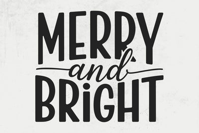 Merry and Bright Svg, Merry Christmas Design, Be Merry Svg, Christmas Shirt Svg, Holiday Cheer Svg, Christmas Vibes Svg, Festive Shirt Svg SVG DesignDestine 