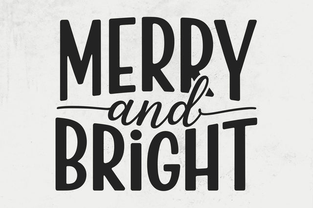 Merry and Bright Svg, Merry Christmas Design, Be Merry Svg, Christmas Shirt Svg, Holiday Cheer Svg, Christmas Vibes Svg, Festive Shirt Svg SVG DesignDestine 