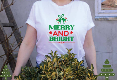 merry and bright svg SVG designer krishna 