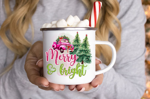 Merry & bright png design Sublimation Regulrcrative 