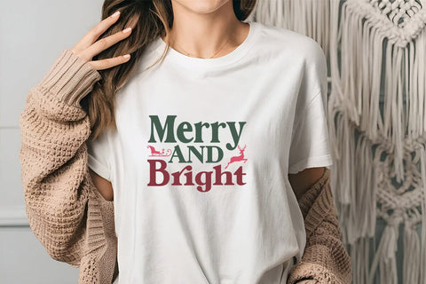merry & bright SVG Angelina750 