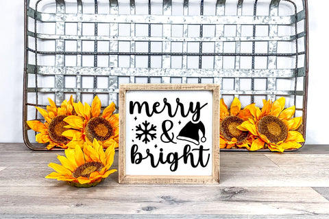 Merry & bright svg design SVG Regulrcrative 
