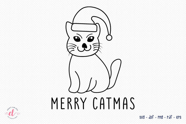 Merry Catmas | Christmas SVG Design SVG CraftLabSVG 