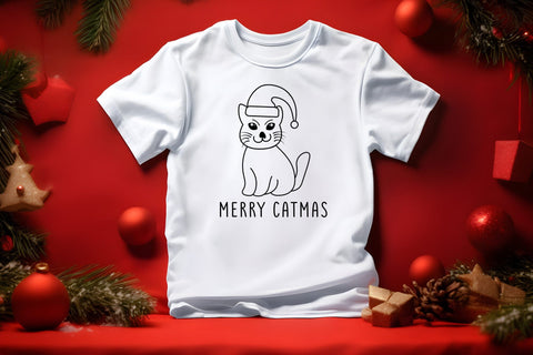 Merry Catmas | Christmas SVG Design SVG CraftLabSVG 