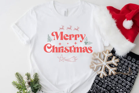 Merry Chirstmas Saying, Retro Christmas Svg, Christmas shirt design, Christmas Mega bundle, Christmas Retro Svg, Vintage Christmas Svg, Retro Xmas png sublimation SVG FiveStarCrafting 
