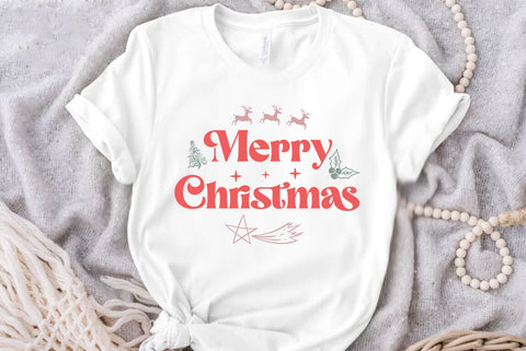 Merry Chirstmas Saying, Retro Christmas Svg, Christmas shirt design, Christmas Mega bundle, Christmas Retro Svg, Vintage Christmas Svg, Retro Xmas png sublimation SVG FiveStarCrafting 