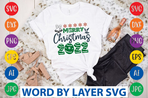 Merry Christmas 2022 SVG DESIGN SVG Rafiqul20606 